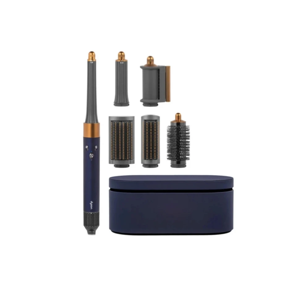 Стайлер Dyson Airwrap Complete Long HS05 Dark Blue/Copper (Синий/Медь) + Кейс