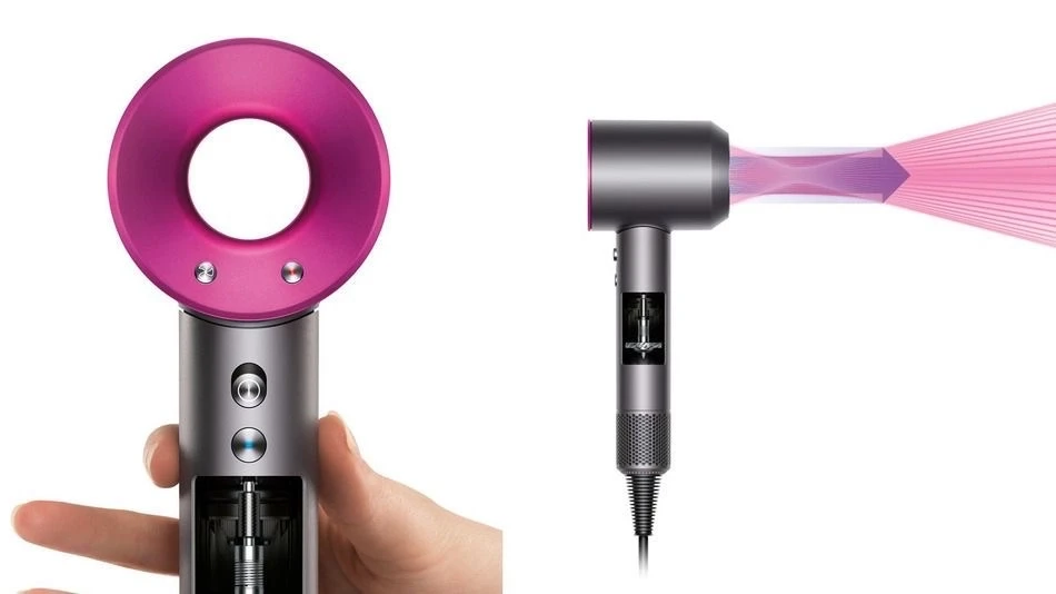 Фен Dyson Supersonic HD03, Белый, 4 насадки