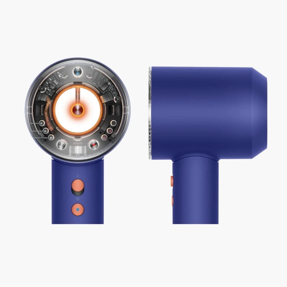 Фен Dyson Supersonic HD16, Nural Vinca Blue/Topaz orange (Синий)
