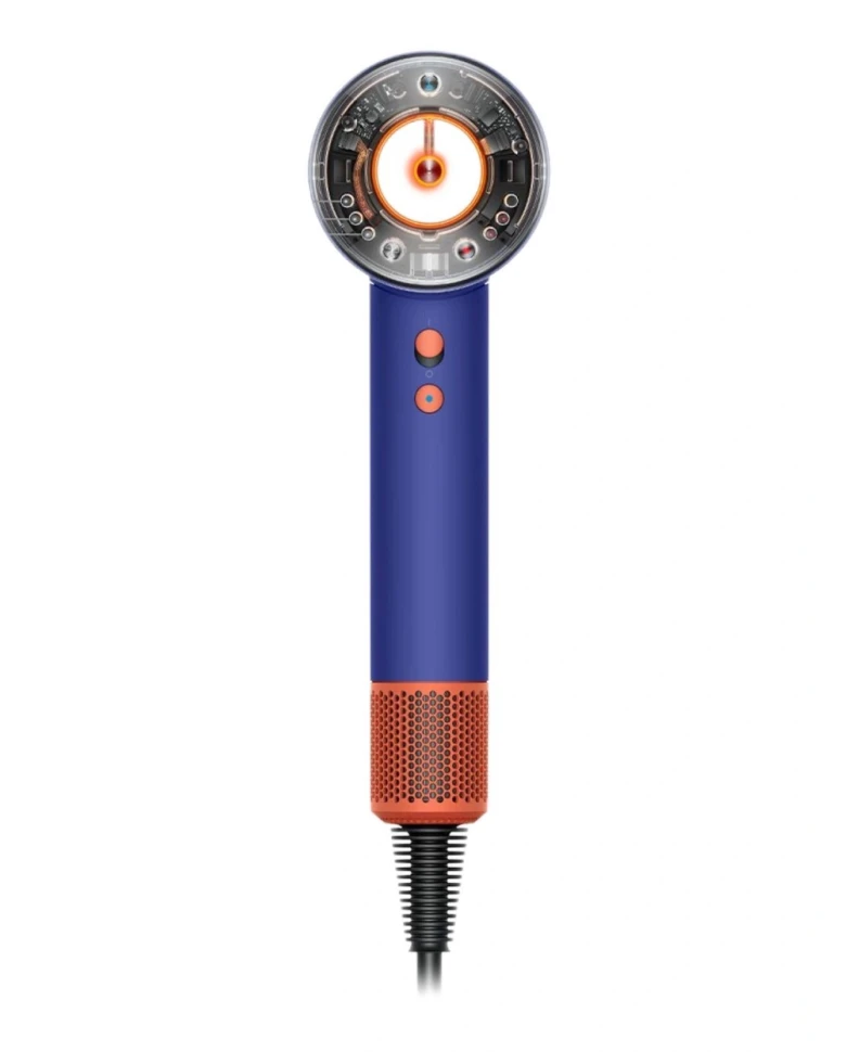 Фен Dyson Supersonic HD16, Nural Vinca Blue/Topaz orange (Синий)
